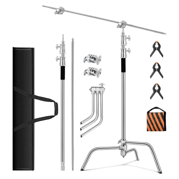 Heavy Duty C Stand with Boom Arm