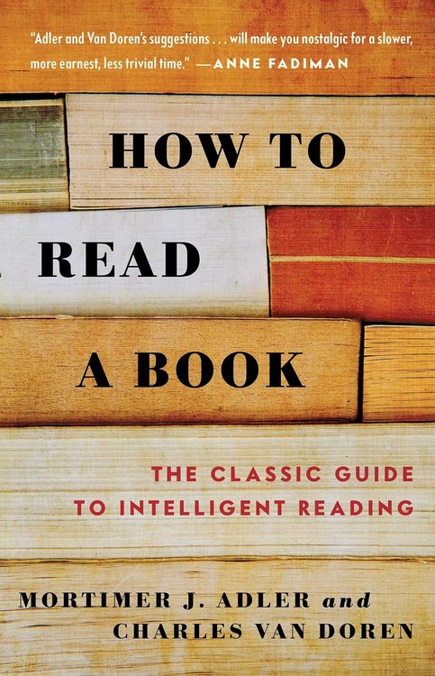 How To Read A Book — recommended edition cover